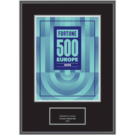 2025 Fortune 500 Europe – Plaque