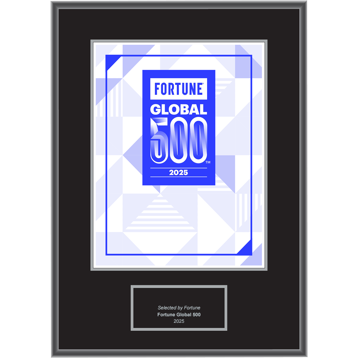 2025 Fortune Global 500 – Plaque