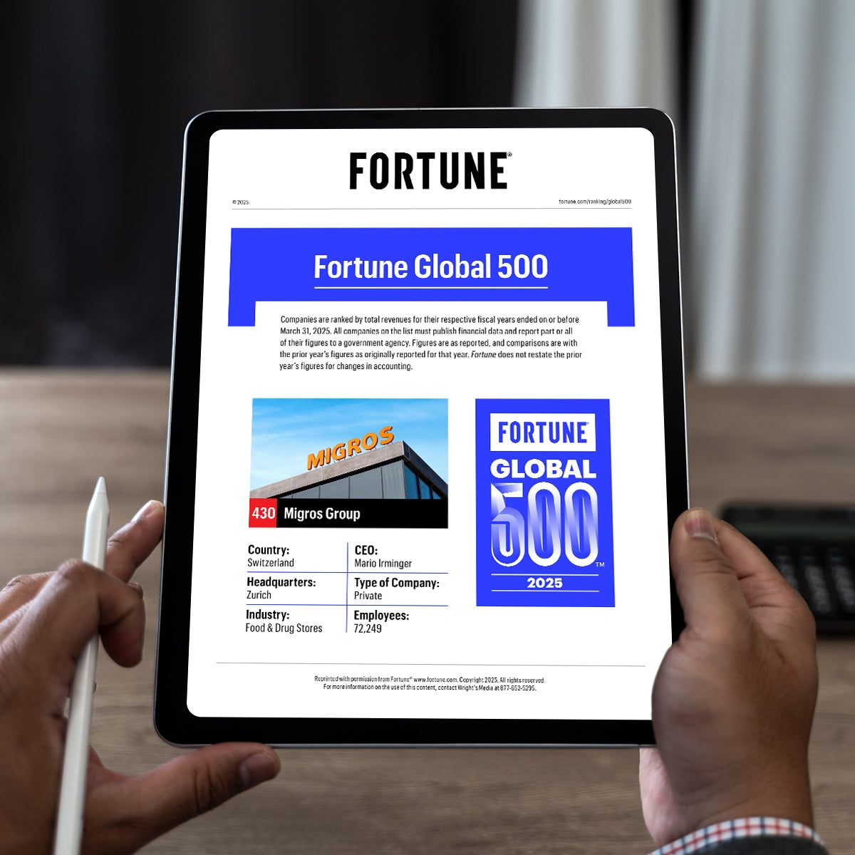 2025 Fortune Global 500 – E-Print (PDF)