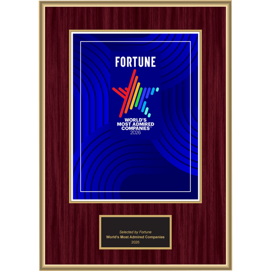 2026 World’s Most Admired Companies – Plaque